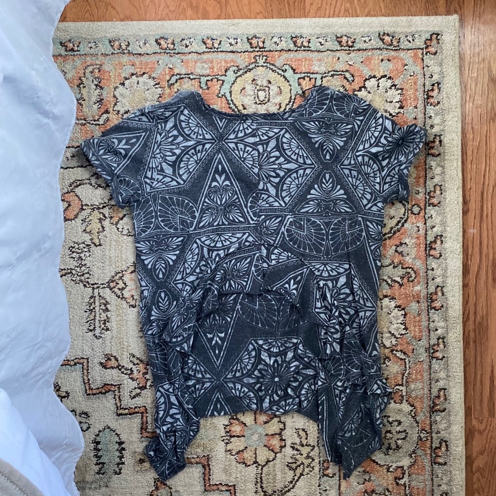 Free People Hi Lo Ruffle Back Tank - Picture 4 of 6
